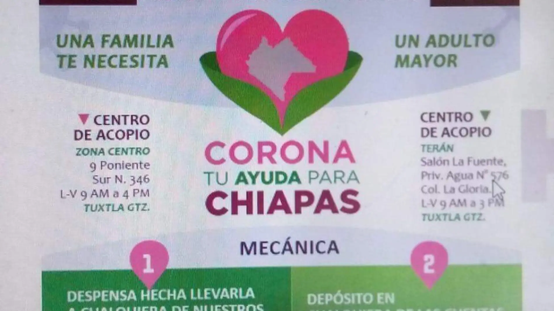 donativos, ayuda